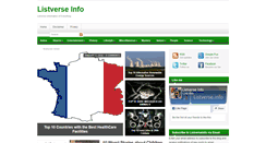 Desktop Screenshot of listverse.info
