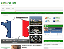 Tablet Screenshot of listverse.info